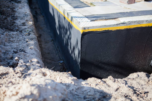 Residential Basement Waterproofing installation at a Belmar, NJ home by SJ Waterproofing Pros